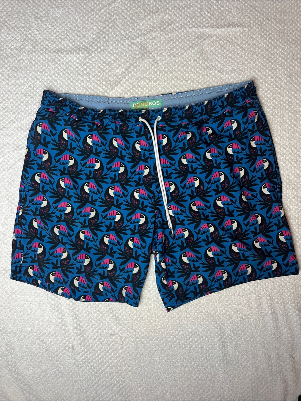 Bonobos Bathing Suit Swim Shorts Toucan-Print Summer Beach Pool Preppy